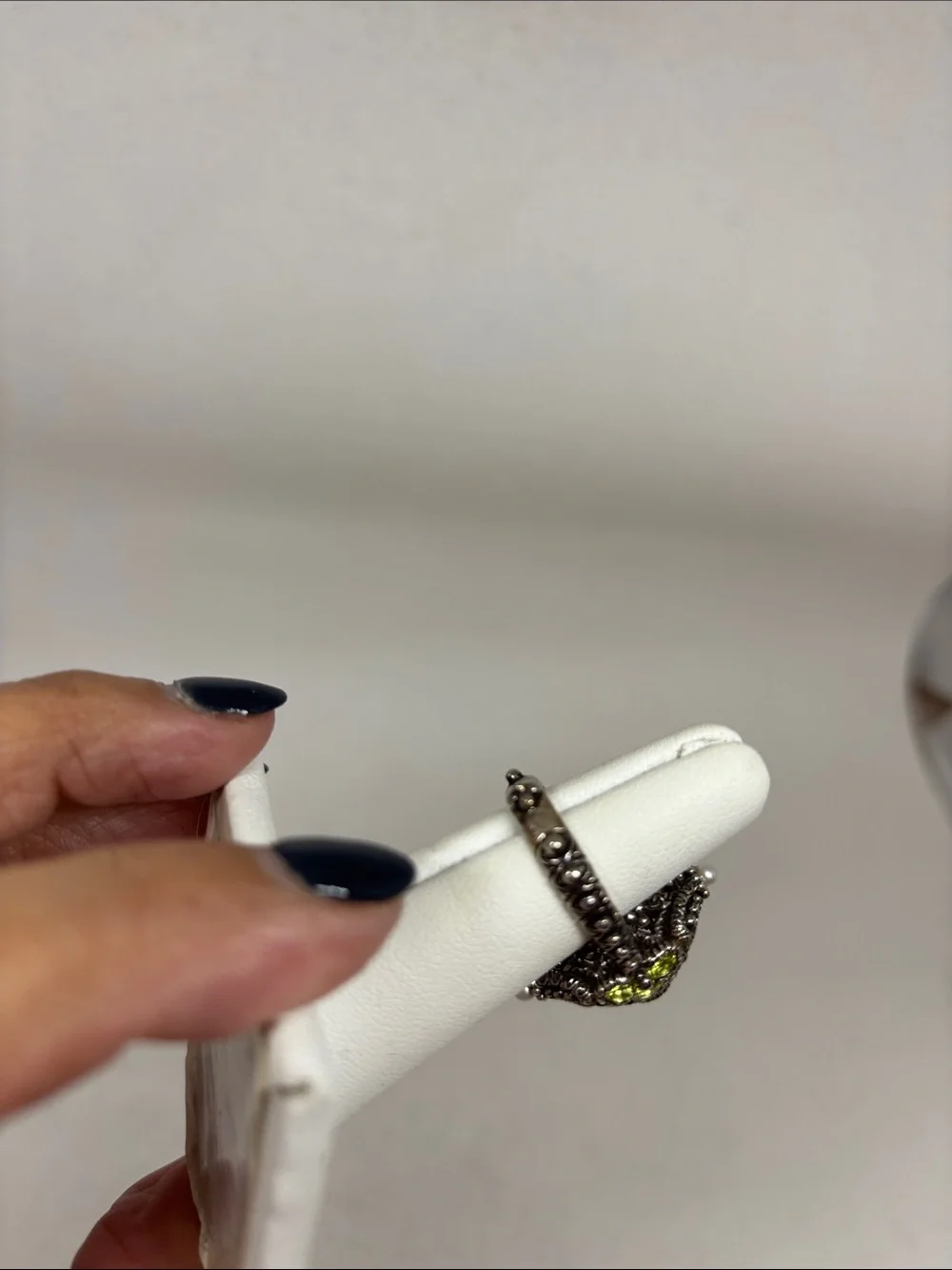 Barbara Bixby Moroccan/Antique style sterling and gold ring